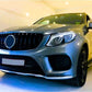 Mercedes GLE W166 Panamericana GT GTR Grill 2015-2019 Gloss Black