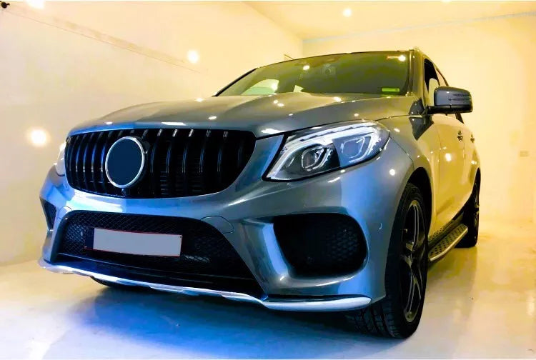 Mercedes GLE W166 Panamericana GT GTR Grill 2015-2019 Gloss Black