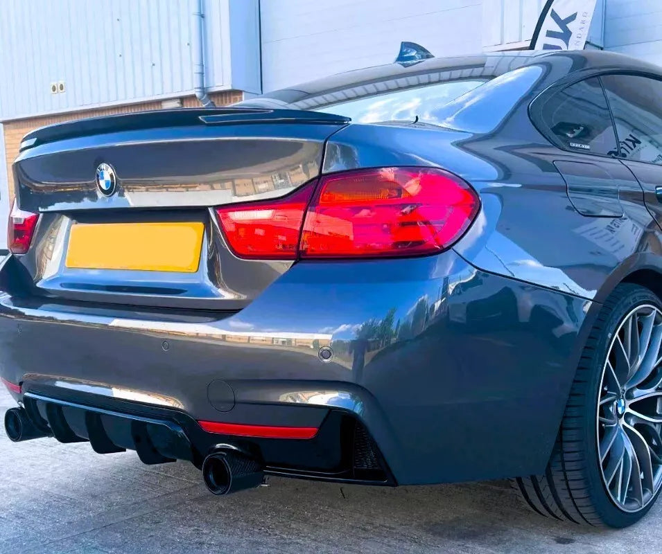 BMW 4 Series Gran Coupe F36 Rear Boot Spoiler 13-20 ABS Gloss Black