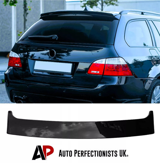 BMW 5 Series E61 Estate Rear Roof Spoiler 2003-2010 ABS Gloss Black