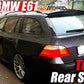BMW 5 Series E61 Estate Rear Roof Spoiler 2003-2010 ABS Gloss Black