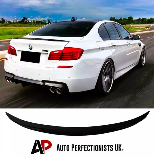 BMW 5 Series F10 M5 Rear Boot Spoiler P Style 2010-17 ABS Gloss Black