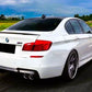 BMW 5 Series F10 M5 Rear Boot Spoiler P Style 2010-17 ABS Gloss Black