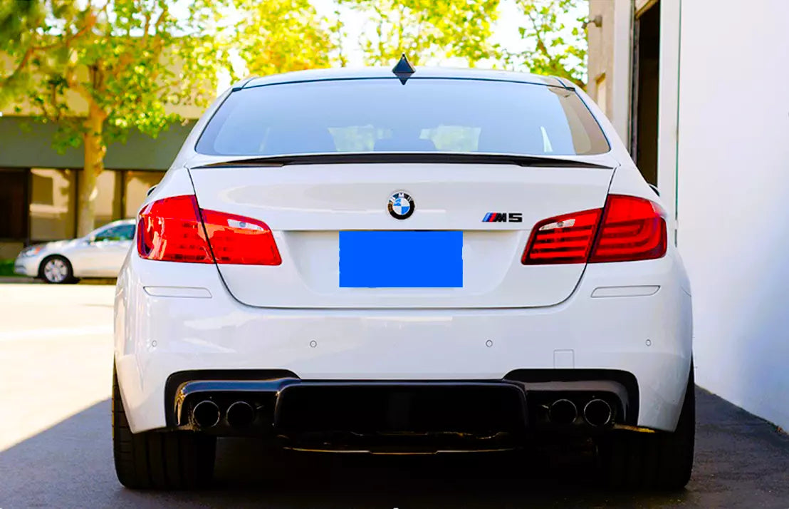 BMW 5 Series F10 M5 Rear Boot Spoiler P Style 2010-17 ABS Gloss Black