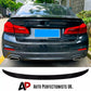 BMW 5 Series G30 M5 Rear Boot Spoiler P Style 2016-24 ABS Gloss Black