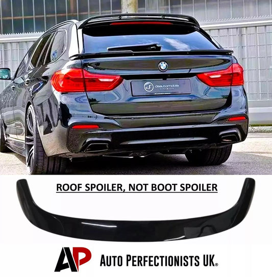 BMW 5 Series G31 Estate Rear Roof Spoiler 2016-2024 ABS Gloss Black