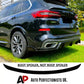 BMW X5 G05 X5M F95 Rear Mid Wing Spoiler 2018-2024 ABS Gloss Black