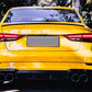 Audi A3 S3 RS3 8V Saloon Rear Boot Spoiler 13-20 ABS Gloss Black