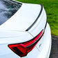 Audi A6 S6 C8 Saloon Rear S4 Style Boot Spoiler 18-24 ABS Gloss Black