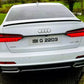 Audi A6 S6 C8 Saloon Rear S4 Style Boot Spoiler 18-24 ABS Gloss Black