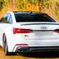 Audi A6 S6 C8 Saloon Rear S4 Style Boot Spoiler 18-24 ABS Gloss Black