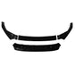 Audi Q8 SQ8 S Line Front Splitter Lip Kit 2018-2024 ABS Gloss Black