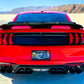 Ford Mustang GT500 Rear Spoiler with Gurney Flap 15-20 ABS Gloss Black