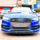 Audi A3 S3 8V Front Splitter Lip Body Kit 2014-2016 ABS Gloss Black