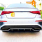 Audi S3 A3 8Y Saloon Rear Diffuser Lip 2020-2024 ABS Gloss Black