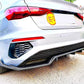 Audi S3 A3 8Y Saloon Rear Diffuser Lip 2020-2024 ABS Gloss Black