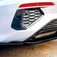 Audi S3 A3 8Y Saloon Rear Diffuser Lip 2020-2024 ABS Gloss Black