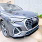 Audi Q3 SQ3 F3 Front Splitter Lip Kit 2018-2024 ABS Gloss Black