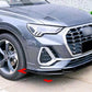 Audi Q3 SQ3 F3 Front Splitter Lip Kit 2018-2024 ABS Gloss Black