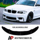 BMW 1M E82 Coupe Front Splitter M Perf Kit 2007-2013 ABS Gloss Black