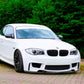 BMW 1M E82 Coupe Front Splitter M Perf Kit 2007-2013 ABS Gloss Black