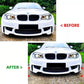 BMW 1M E82 Coupe Front Splitter M Perf Kit 2007-2013 ABS Gloss Black