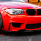 BMW 1M E82 Coupe Front Splitter M Perf Kit 2007-2013 ABS Gloss Black