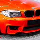 BMW 1M E82 Coupe Front Splitter M Perf Kit 2007-2013 ABS Gloss Black