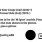 BMW 2 Series G42 G43 Front Splitter M Sport Kit ABS Gloss Black