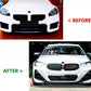 BMW 2 Series G42 G43 Front Splitter M Sport Kit ABS Gloss Black