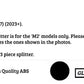 BMW M2 G87 Front Splitter M Perf Body Kit 2023-2024 ABS Gloss Black