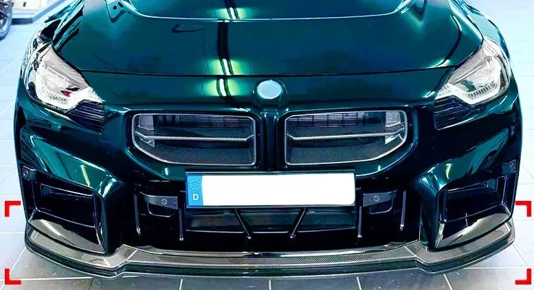 BMW M2 G87 Front Splitter M Perf Body Kit 2023-2024 ABS Gloss Black