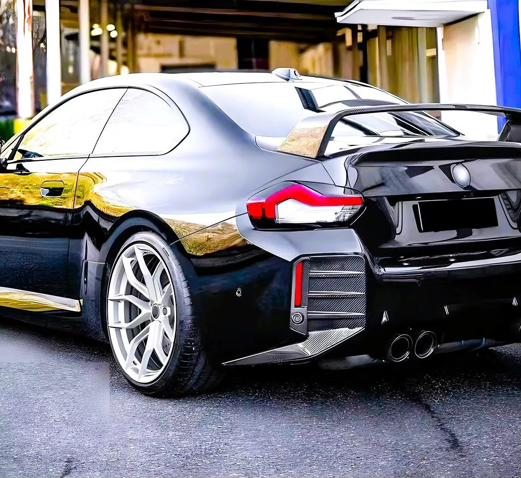 BMW M2 G87 Rear Corner Diffuser Vents Kit 2023-2024 ABS Gloss Black