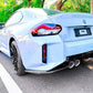 BMW M2 G87 Rear Corner Side Spats Diffuser Kit ABS Gloss Black