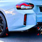BMW M2 G87 Rear Corner Side Spats Diffuser Kit ABS Gloss Black