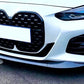 BMW 4 Series G22 G23 Front Splitter M Sport 2020-2024 ABS Gloss Black