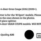 BMW 4 Series G26 Gran Coupe Front Splitter 20-24 ABS Gloss Black
