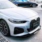 BMW 4 Series G26 Gran Coupe Front Splitter 20-24 ABS Gloss Black