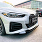 BMW 4 Series G26 Gran Coupe Front Splitter 20-24 ABS Gloss Black