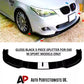 BMW 5 Series E60 Front Splitter M Sport Kit 2003-2010 ABS Gloss Black