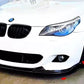 BMW 5 Series E60 Front Splitter M Sport Kit 2003-2010 ABS Gloss Black