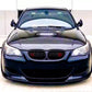 BMW M5 E60 Front Splitter Wing Kit 2005-2010 ABS Gloss Black