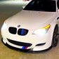 BMW M5 E60 Front Splitter Wing Kit 2005-2010 ABS Gloss Black