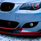 BMW M5 E60 Front Splitter Wing Kit 2005-2010 ABS Gloss Black