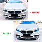BMW M5 F10 Front Splitter Wing Kit 2010-2017 ABS Gloss Black