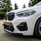 BMW X3M F97 LCI Front Splitter Wing Kit 2022-2024 ABS Gloss Black