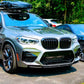 BMW X3M F97 LCI Front Splitter Wing Kit 2022-2024 ABS Gloss Black