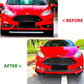 Ford Fiesta ST MK7 Front Splitter Wing Kit 2012-2017 ABS Gloss Black