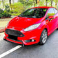 Ford Fiesta ST MK7 Front Splitter Wing Kit 2012-2017 ABS Gloss Black