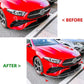 Mercedes A Class W177 AMG Front Splitter 2023-2024 ABS Gloss Black